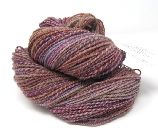 Handspun Yarn Hand Dyed Whitefaced Woodland Wool 130g 268yds DK