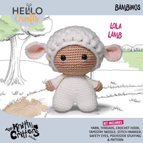 Knitty Critters - Bambino's - Lola Lamb