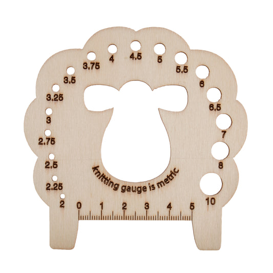 Milward Sheep Knitting Needle Gauge