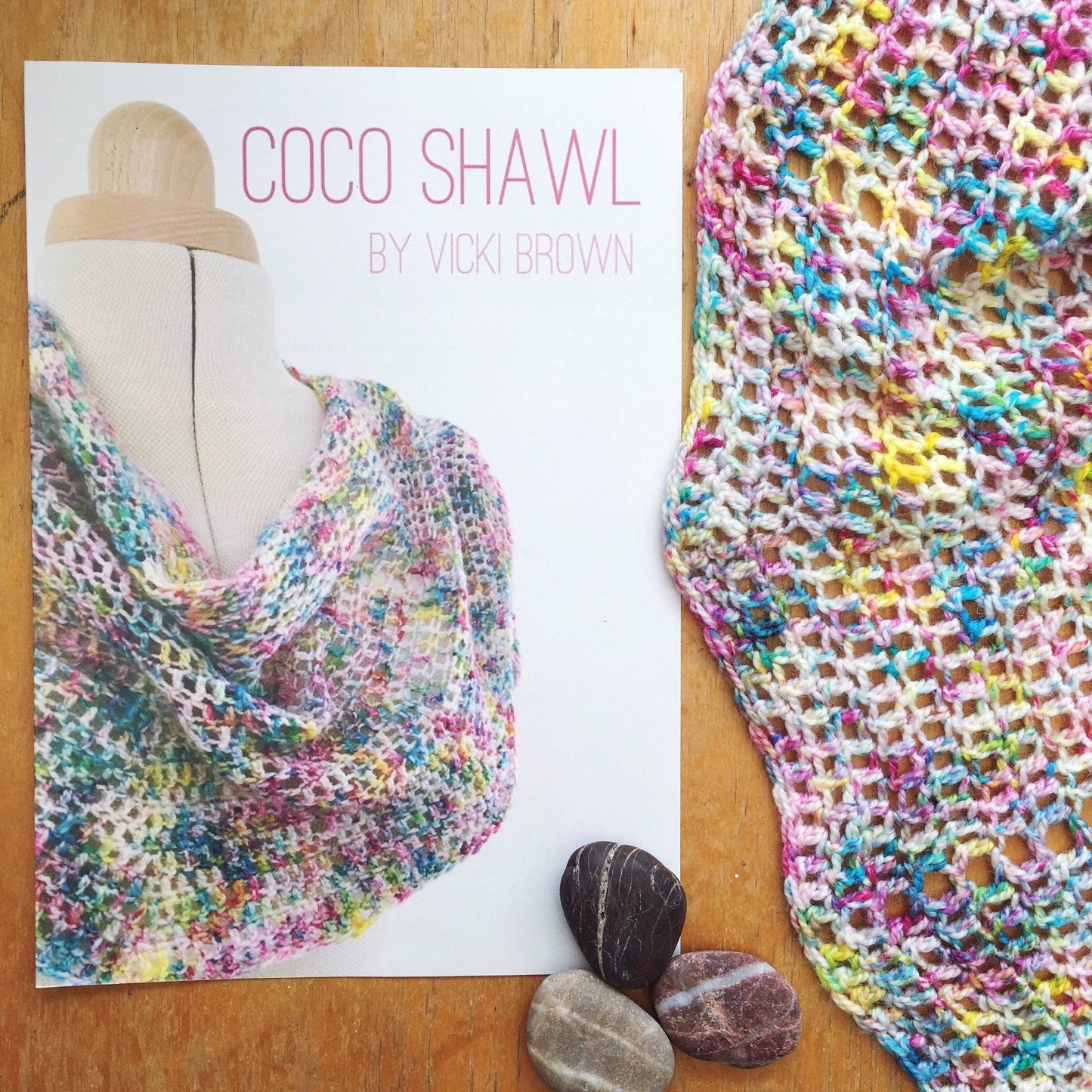 Crochet Pattern - Coco Shawl - PRINT