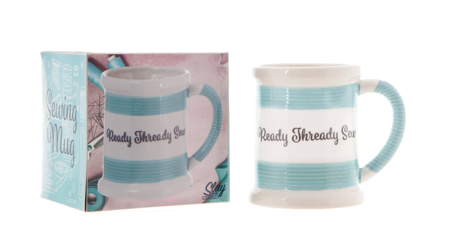 Sewing Mug - Ready Steady Sew - Sewing Gift/Mugs for Her