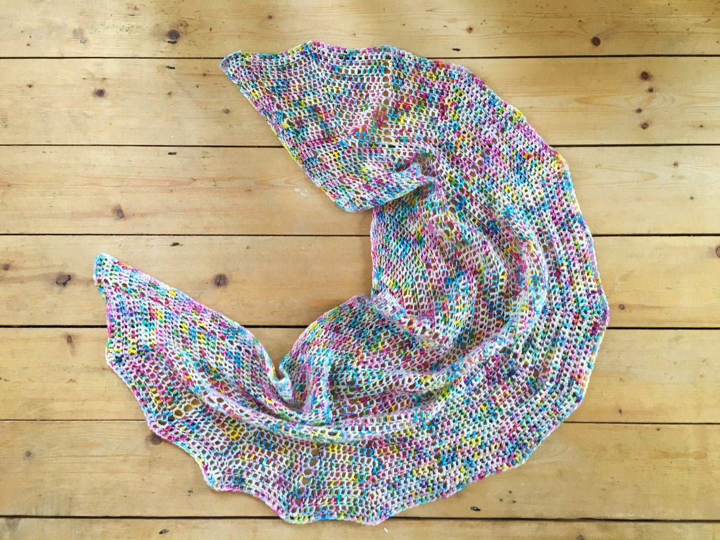 Crochet Pattern - Coco Shawl - PRINT