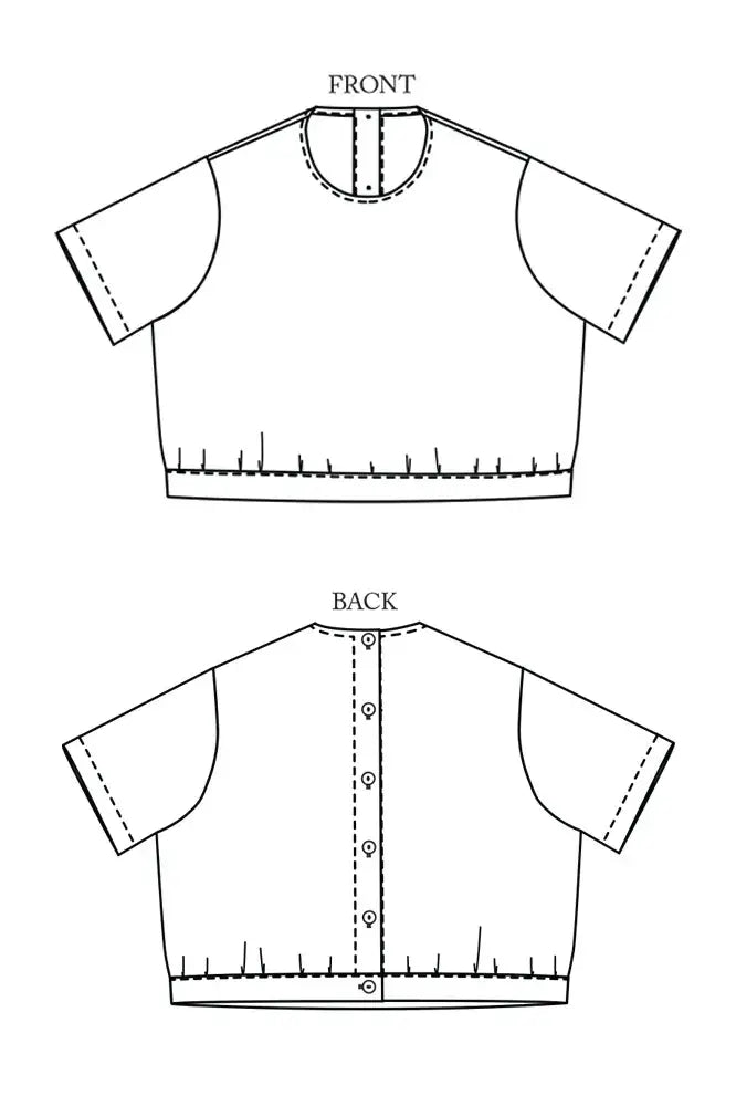 The Celeste UK 18-28 Sewing Pattern - Merchant & Mills