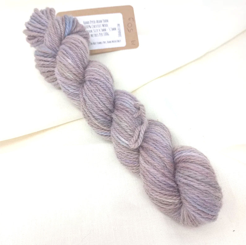Hand Dyed Aran Yarn Cheviot Wool British Breed 50g ch19