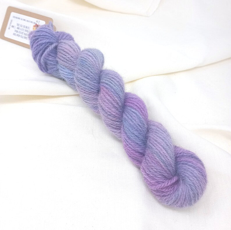 Hand Dyed Aran Yarn Cheviot Wool British Breed 50g ch6