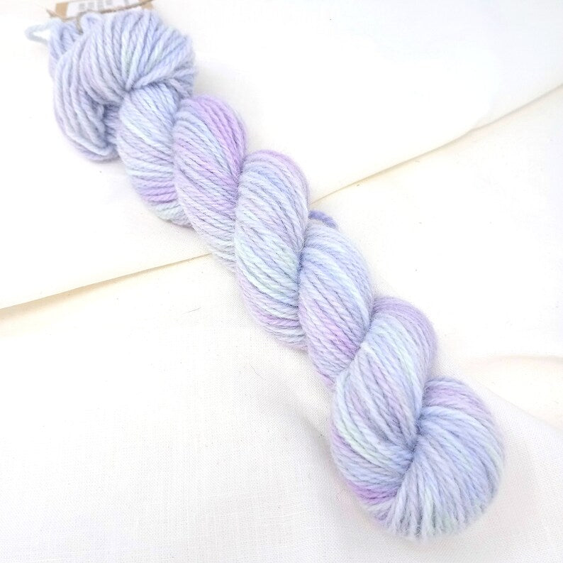 Hand Dyed Aran Yarn Cheviot Wool British Breed 50g ch10