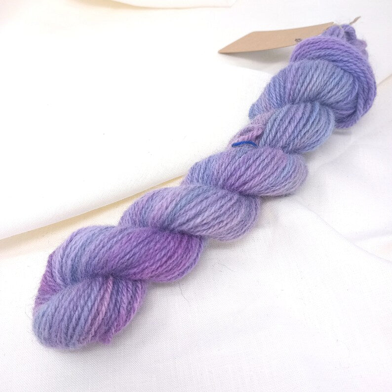 Hand Dyed Aran Yarn Cheviot Wool British Breed 50g ch6
