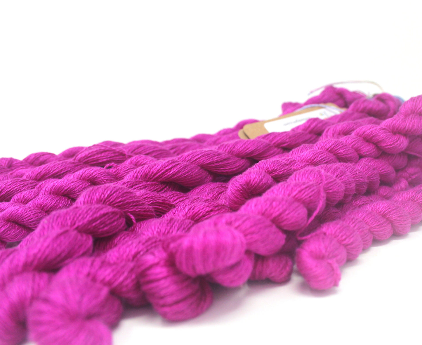 Wild Raspberry Hand Dyed Mulberry Silk Thread 100yds 2/20nm