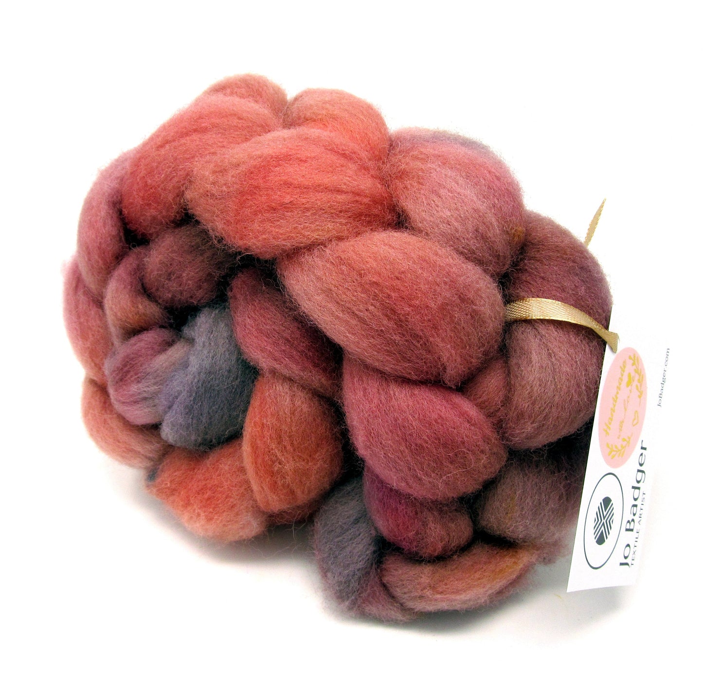 Whitefaced Woodland Hand Dyed Combed Wool Top  100g