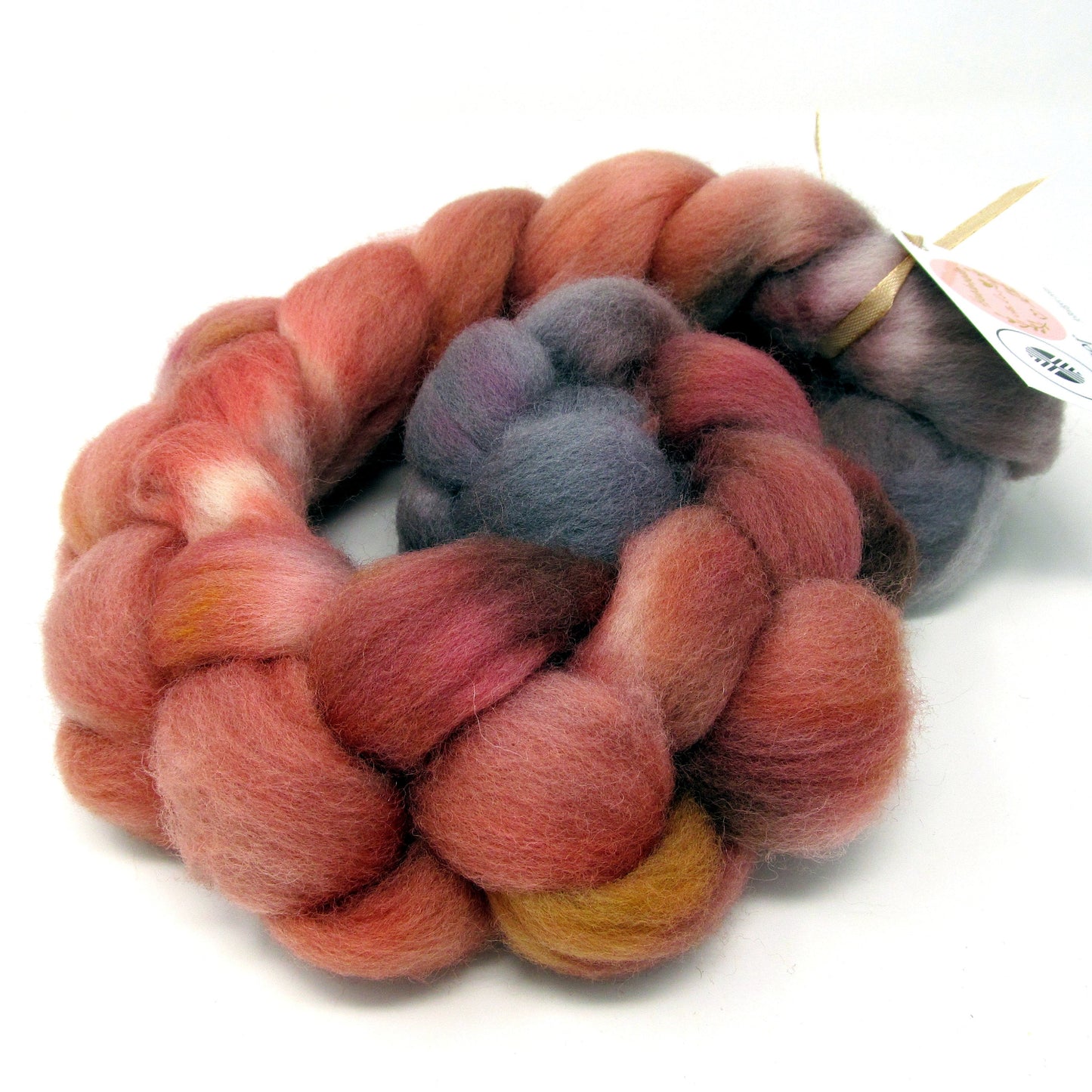 Whitefaced Woodland Hand Dyed Combed Wool Top  100g
