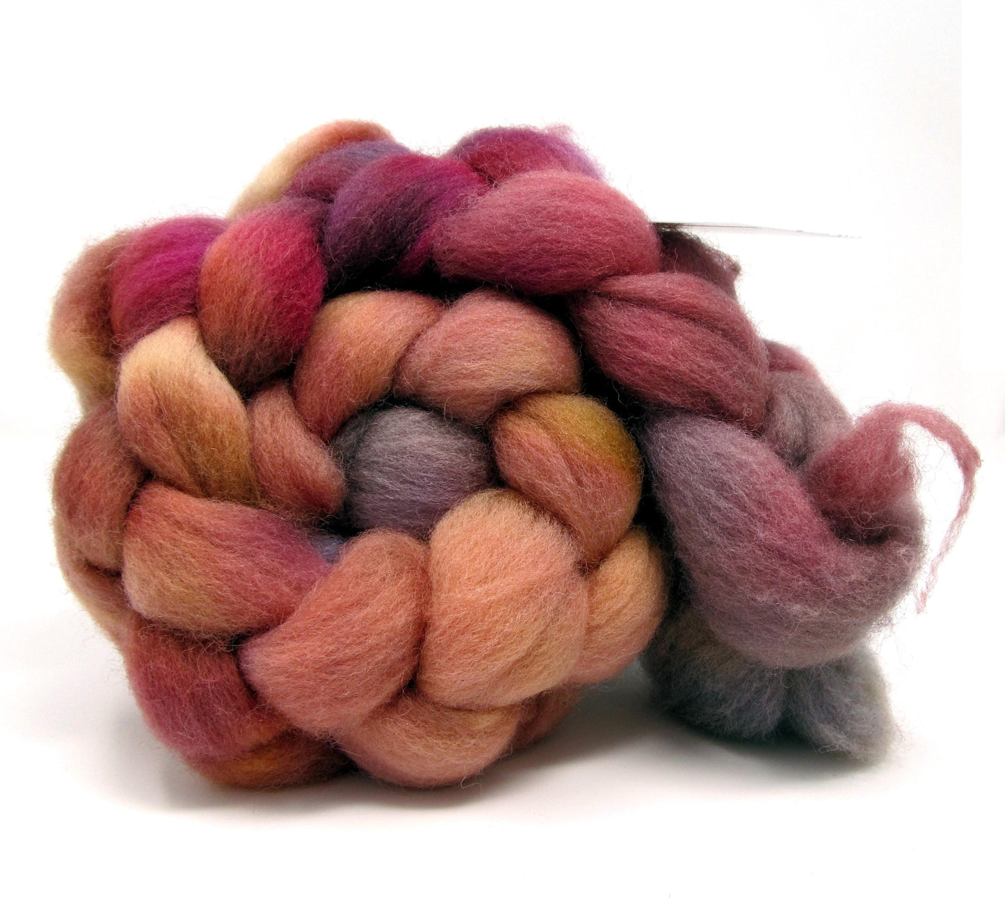 Whitefaced Woodland Hand Dyed Combed Wool Top  100g