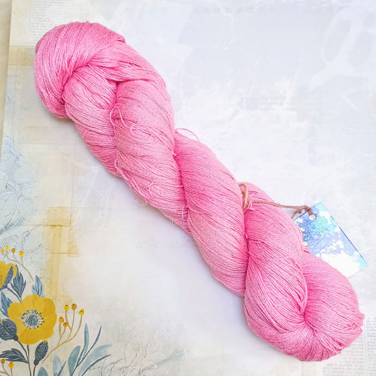 Hand Dyed Mulberry Silk Lace Yarn 100g 2/20nm 1000m per 100g