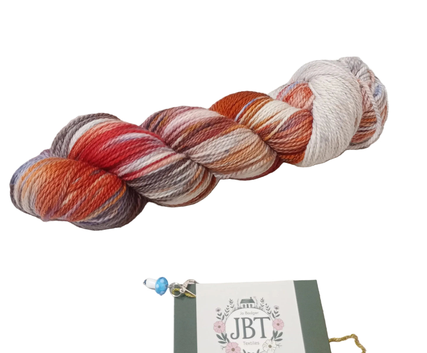Hand dyed yarn #115 4ply sw Merino wool & Nylon