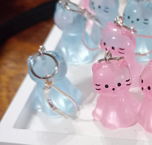 Stitch Marker Kitty Glow in the dark