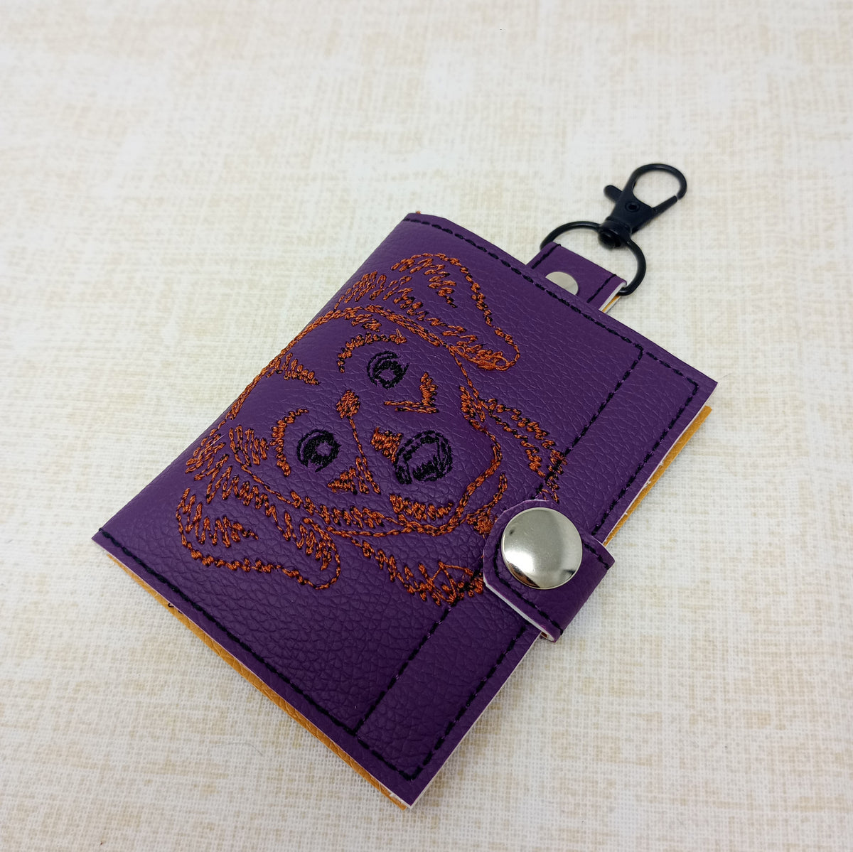 Card Wallet Embroidered Labrador