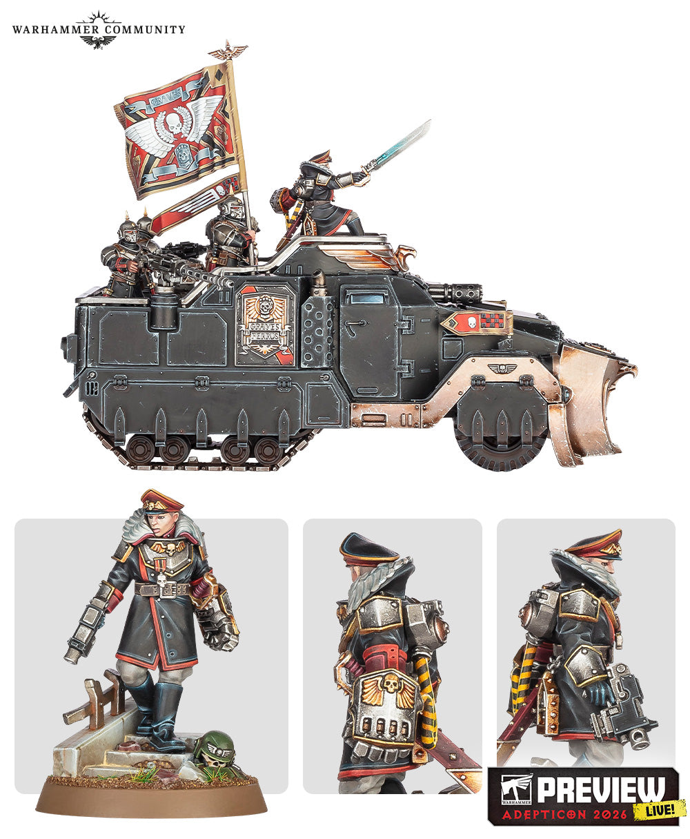 Warhammer 40k Astra Militarum Commissar Graves