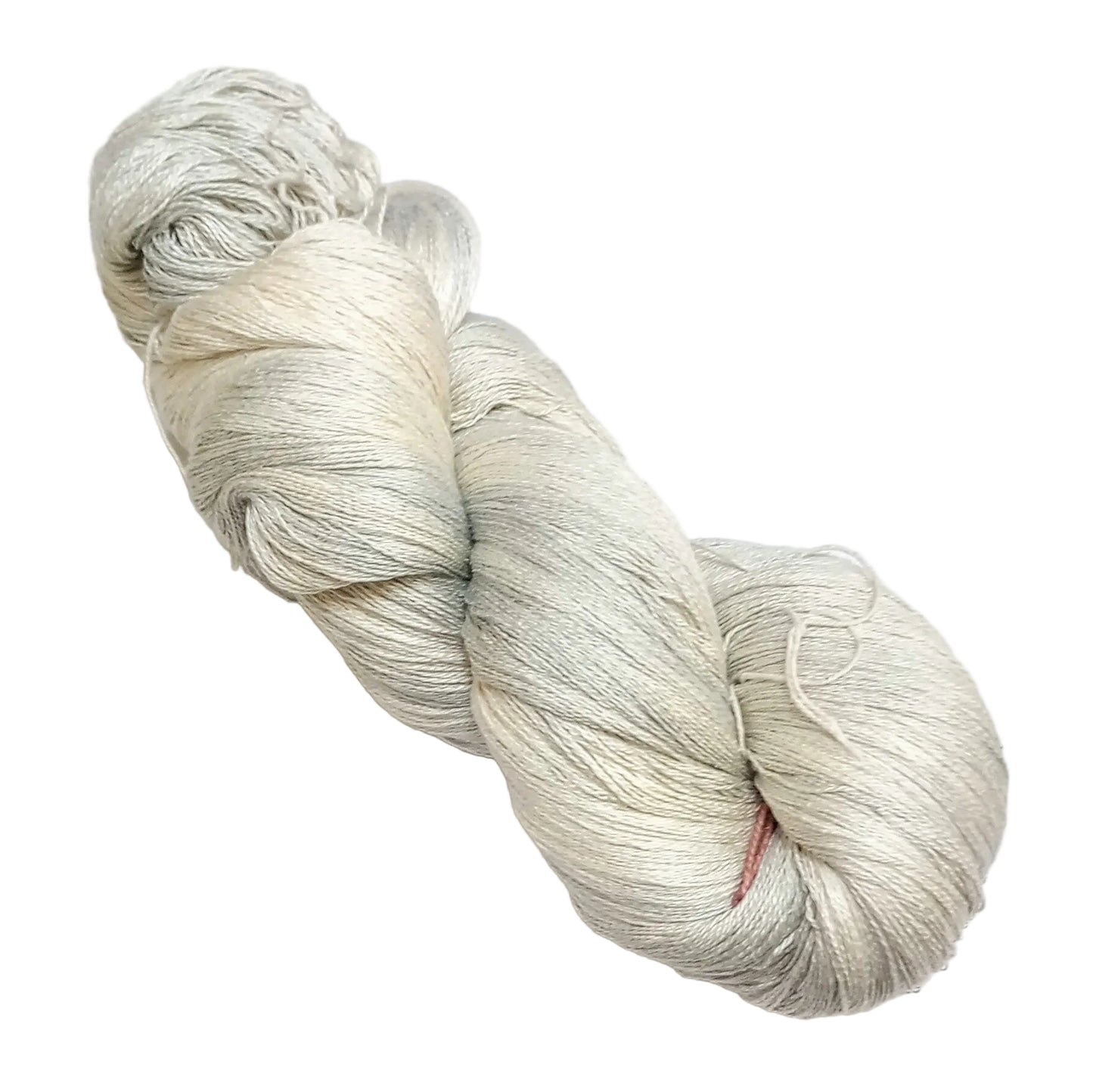 Let it snow Hand Dyed Mulberry Silk Lace Yarn 180g 2/20nm 1000m per 100g
