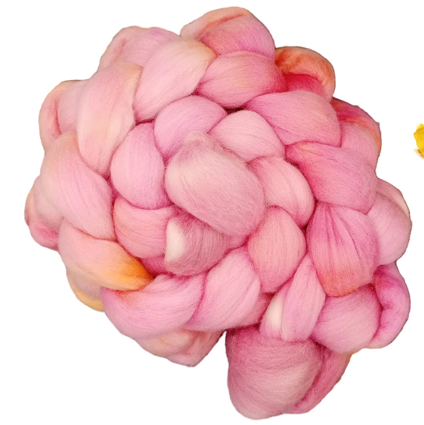 African Daisy Hand Dyed Merino Wool Top 100g AD06