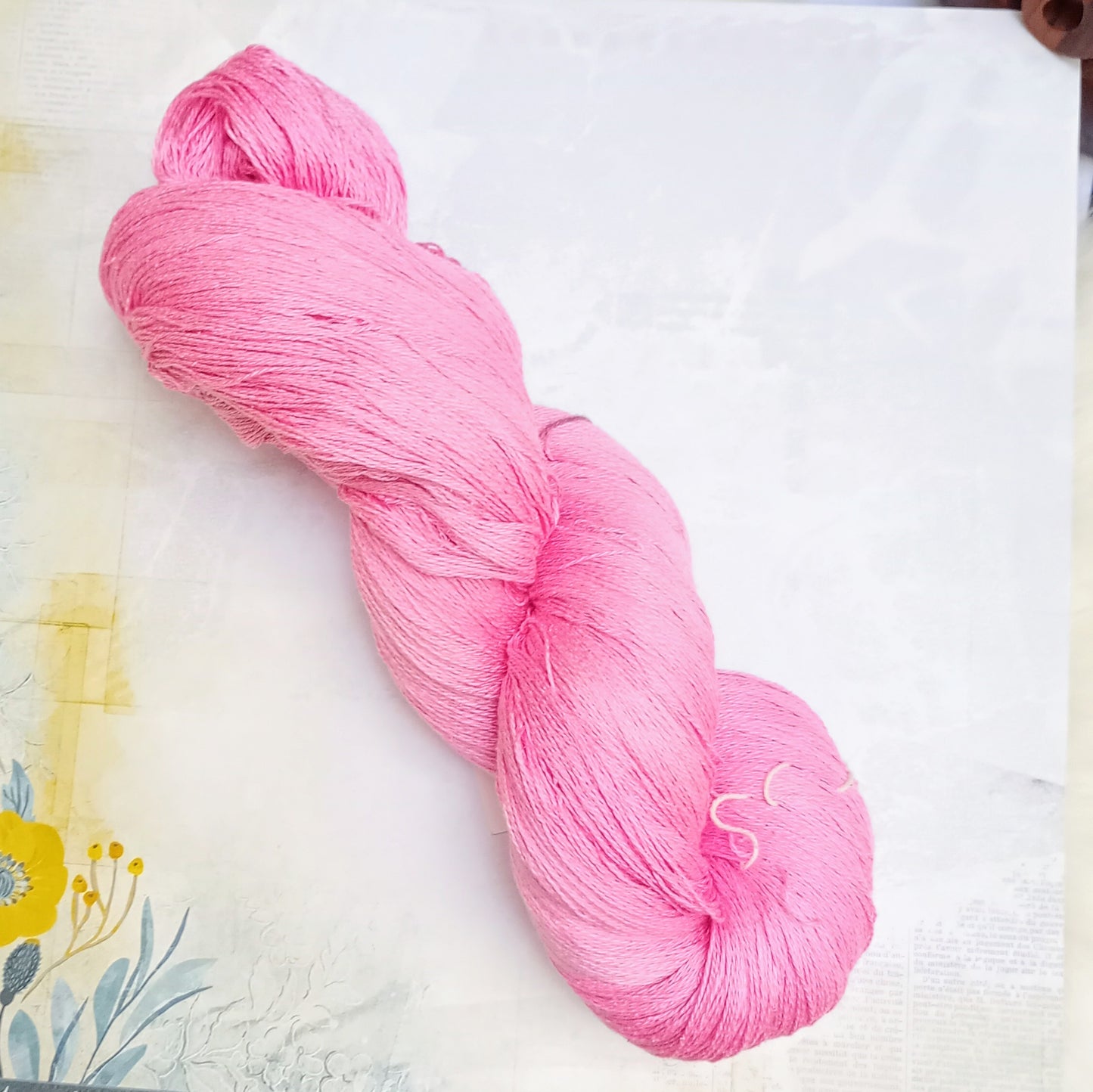 Hand Dyed Mulberry Silk Lace Yarn 180g 2/20nm 1000m per 100g