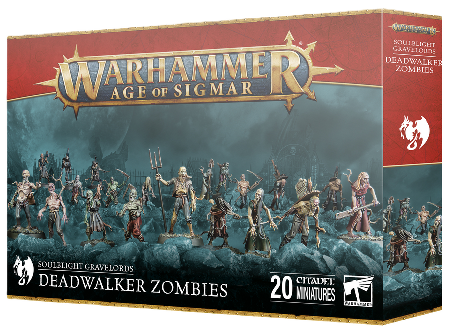 Warhammer Age of Sigmar Soulblight Gravelords Deadwalker Zombies