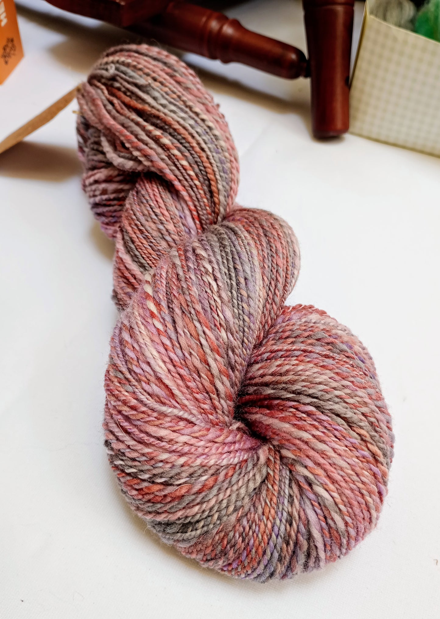 Handspun Merino wool Yarn hand dyed 113g DK