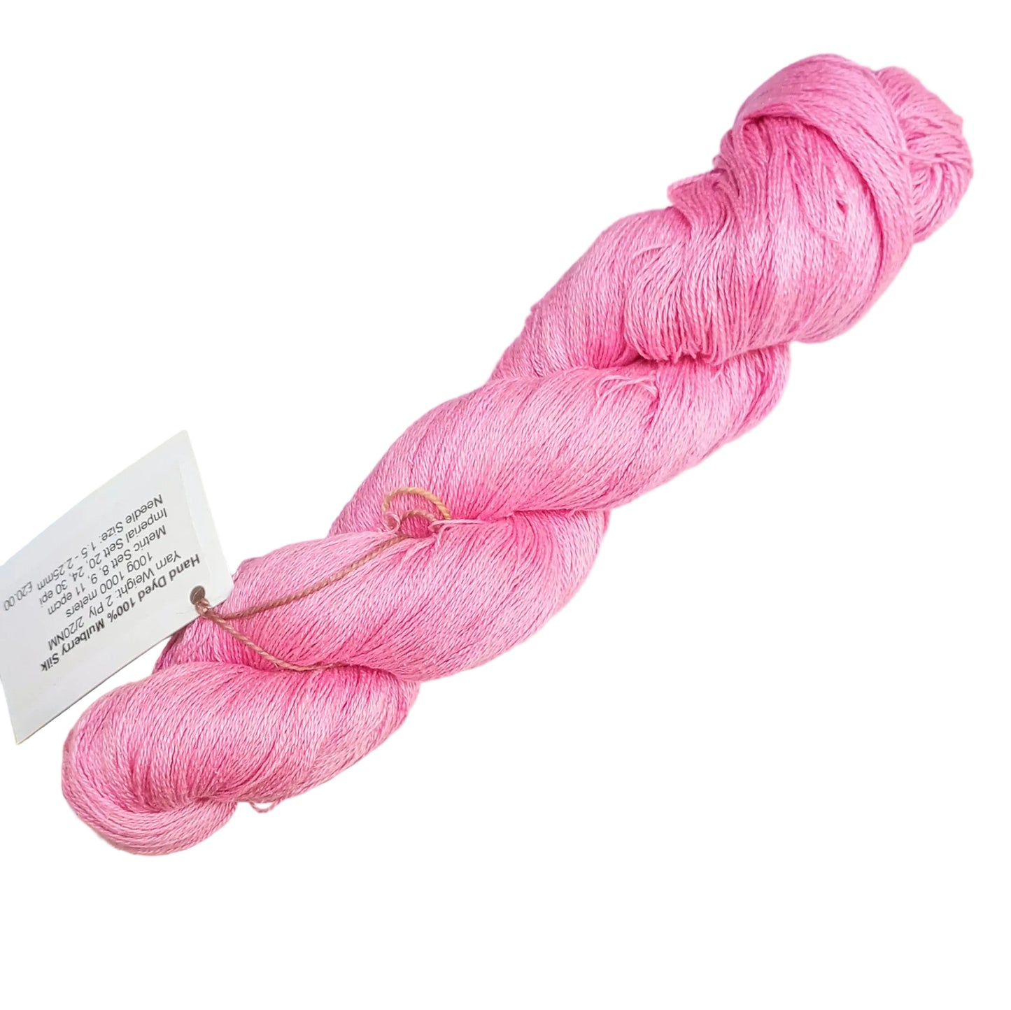 Hand Dyed Mulberry Silk Lace Yarn 100g 2/20nm 1000m per 100g