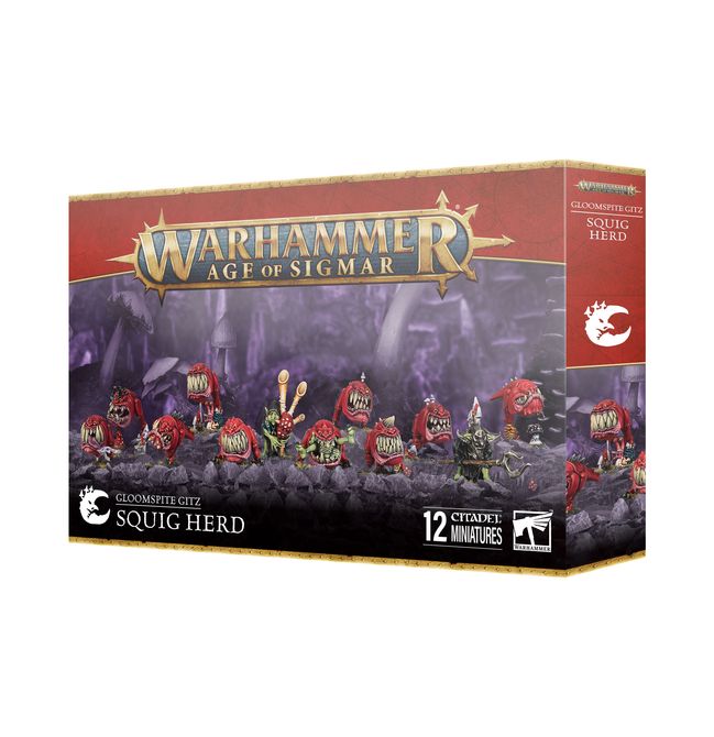 Warhammer Age of Sigmar Gloomspite Gitz Squig Herd