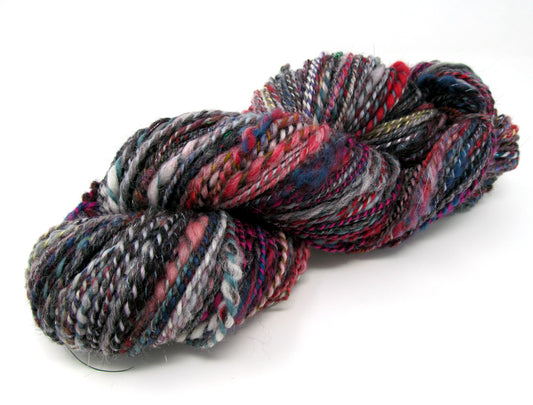 Handspun Textured Yarn Merino Wool & Sparkle 160g