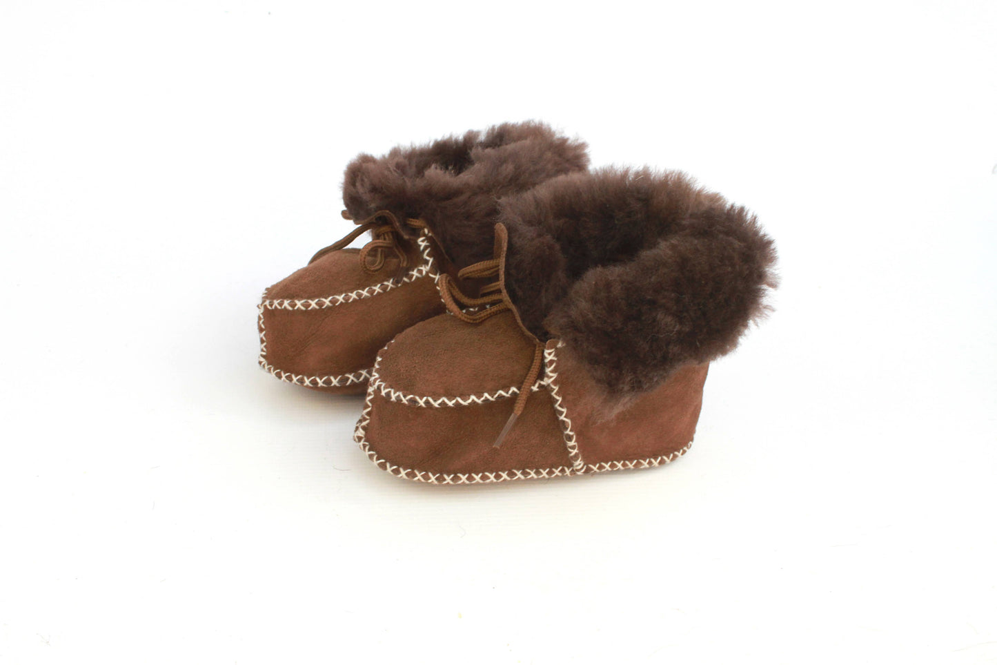 Children's Sheepskin Lace-Up Bootie