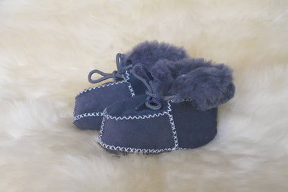 Children's Sheepskin Lace-Up Bootie