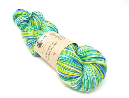 A Mermaids Tale Hand Dyed Merino Wool & Nylon 4ply Yarn 100g no.2