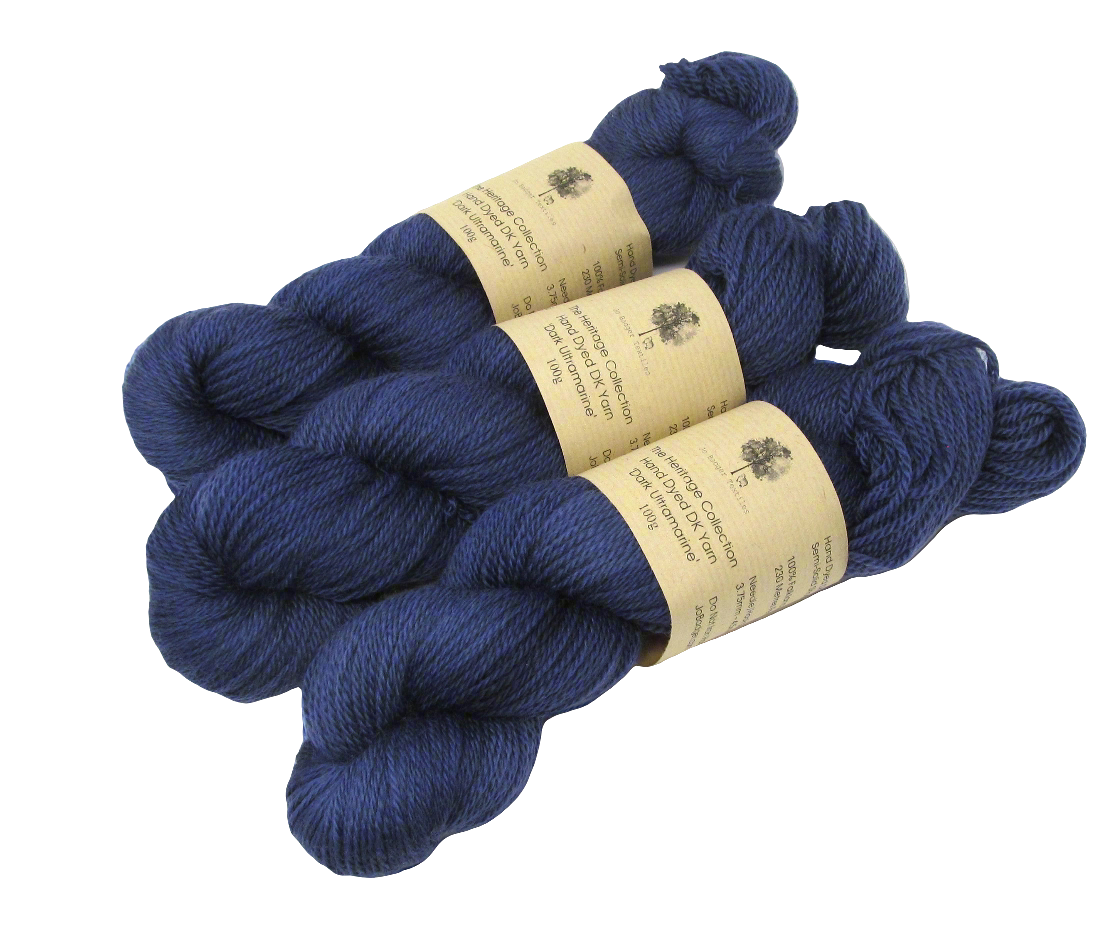 The Heritage Collection - Dark Ultramarine - Hand Dyed DK Yarn