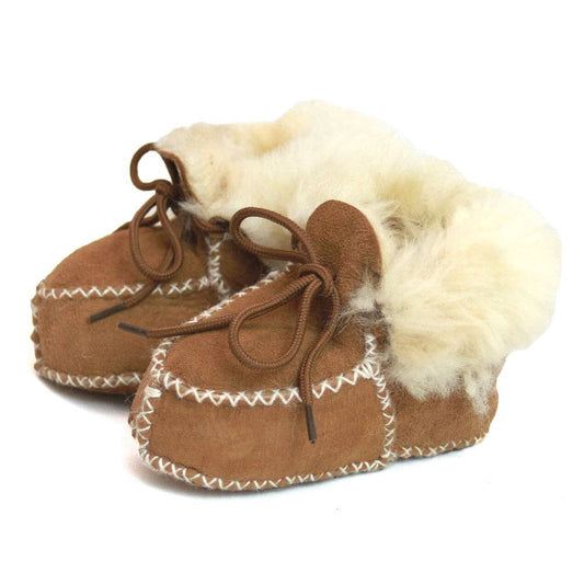 Children's Sheepskin Lace-Up Bootie