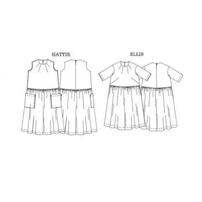 The Ellis & Hattie Sewing Pattern UK 8-18 - Merchant & Mills