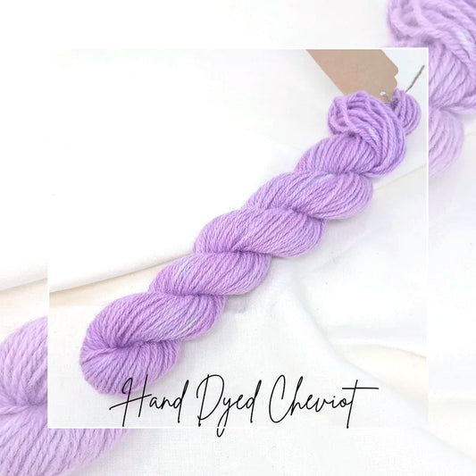 Hand Dyed Aran Yarn Cheviot Wool British Breed 50g ch13