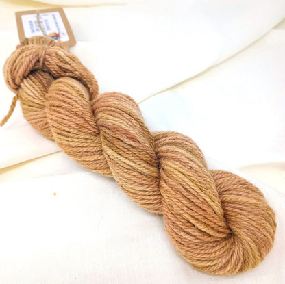 Hand Dyed Aran Yarn Cheviot Wool British Breed 50g ch7