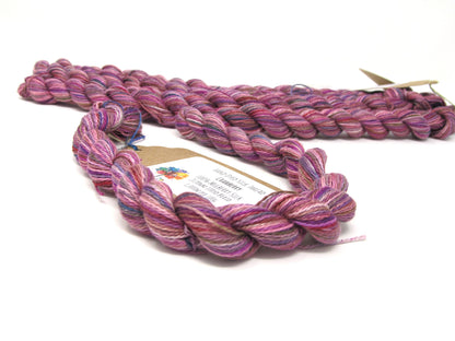 Cranberry Hand Dyed Mulberry Silk Thread 100yds