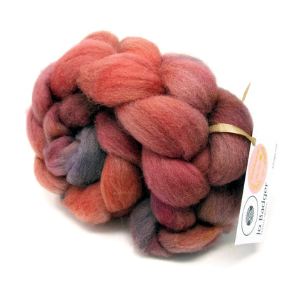 Whitefaced Woodland Hand Dyed Combed Wool Top  100g WW05