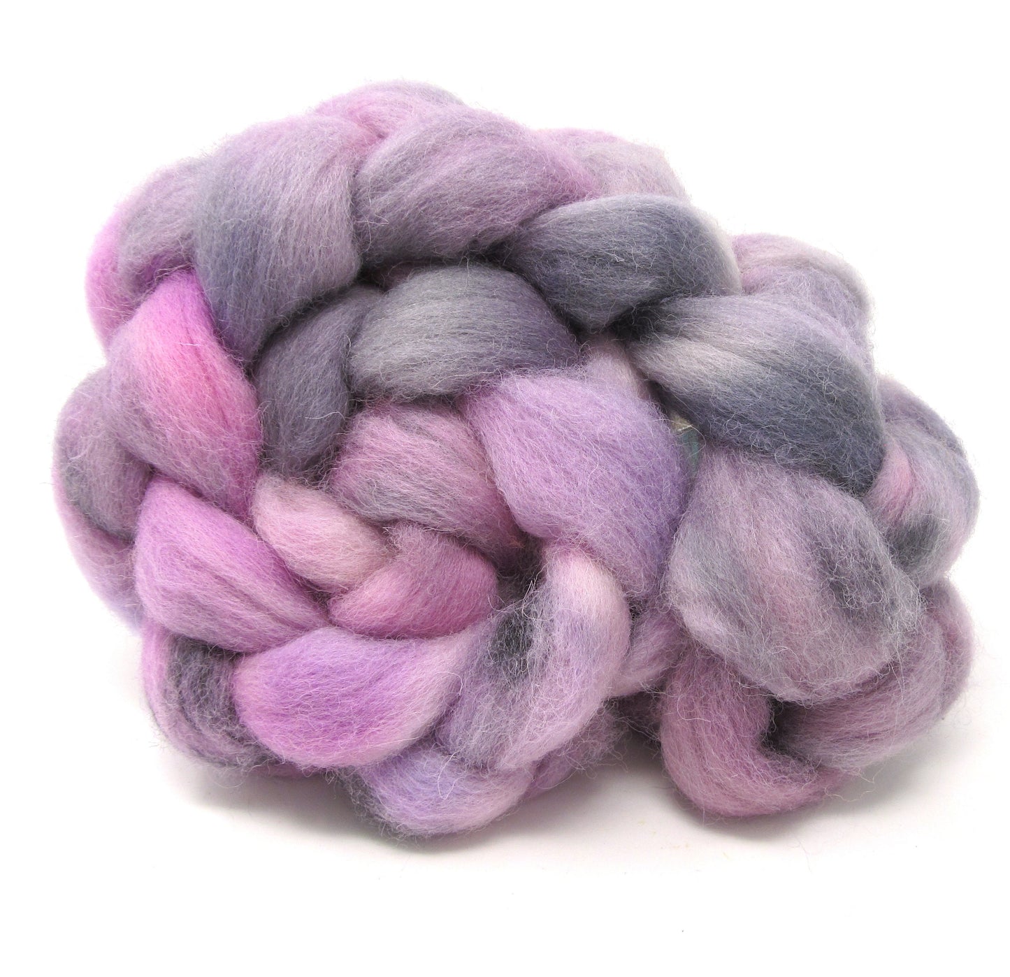 Hand Dyed Texel Combed Wool Top Roving 100g 3.5oz