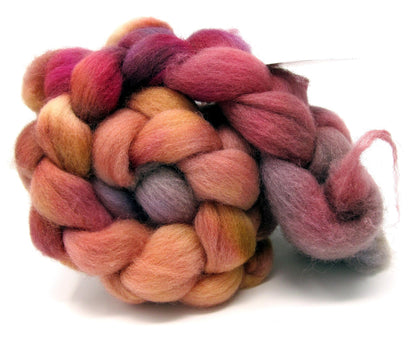Whitefaced Woodland Hand Dyed Combed Wool Top  100g WW10