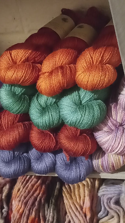 The Heritage Collection - Charcoal Black - Hand Dyed DK Yarn