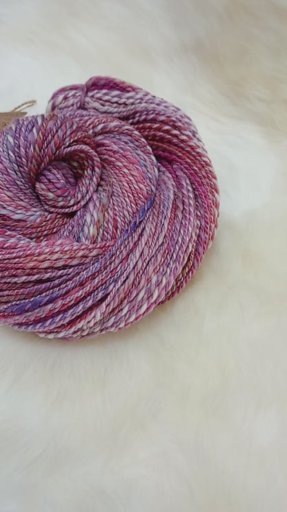 Handspun Merino wool Yarn hand dyed 78g DK