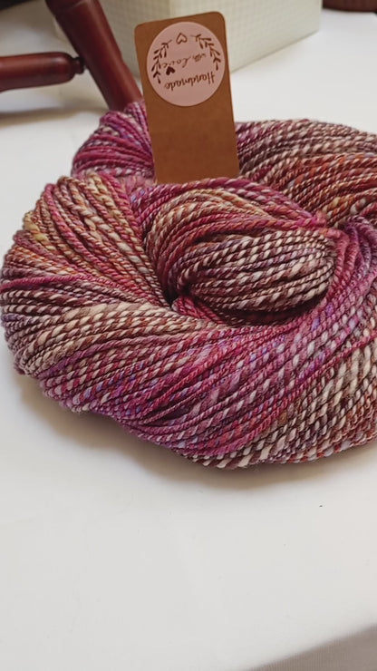 Handspun Merino wool Yarn hand dyed 130g DK