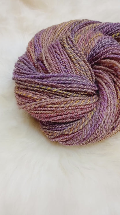 Handspun Yarn Hand Dyed Whitefaced Woodland Wool 90g 200yds DK