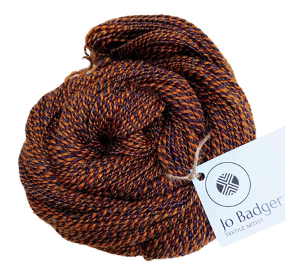 Handspun Yarn Merino Wool & Sparkle 100g 3.5oz  228 Yards