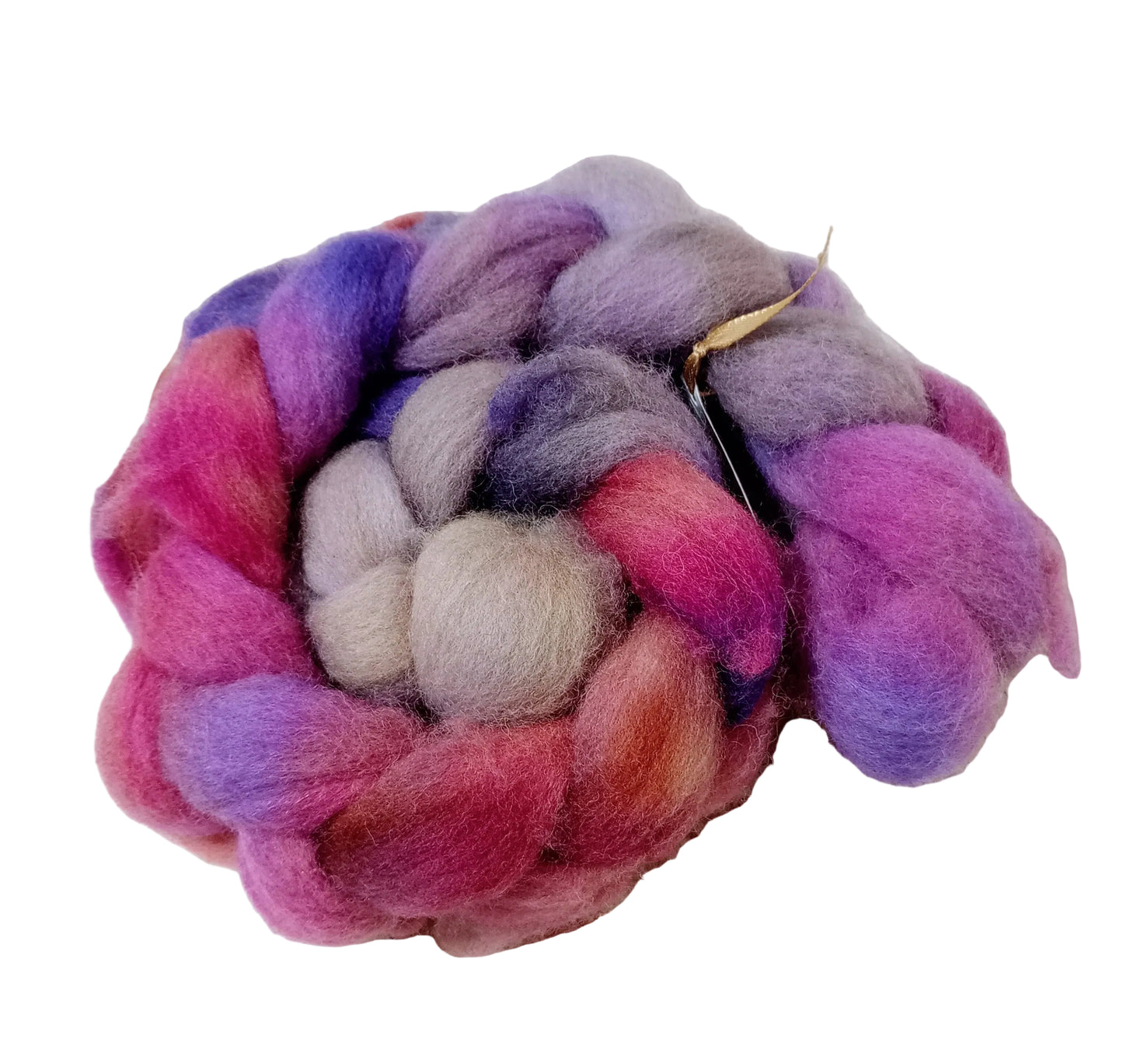 Whitefaced Woodland Hand Dyed Combed Wool Top  100g WW08
