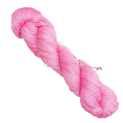 Hand Dyed Mulberry Silk Lace Yarn 100g 2/20nm 1000m per 100g