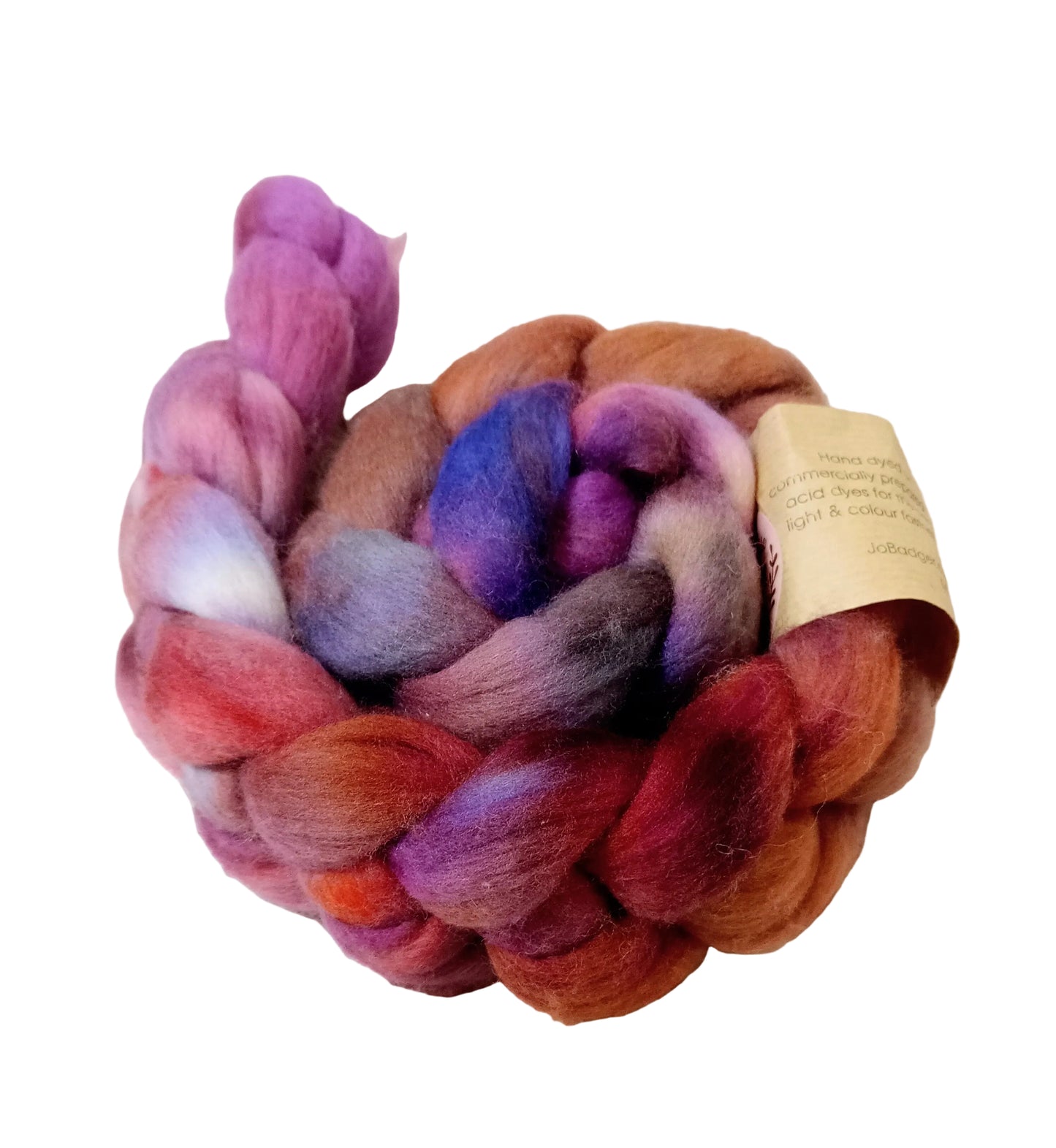 Hand Dyed Merino Wool Top 100g MT68