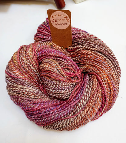 Handspun Merino wool Yarn hand dyed 130g DK