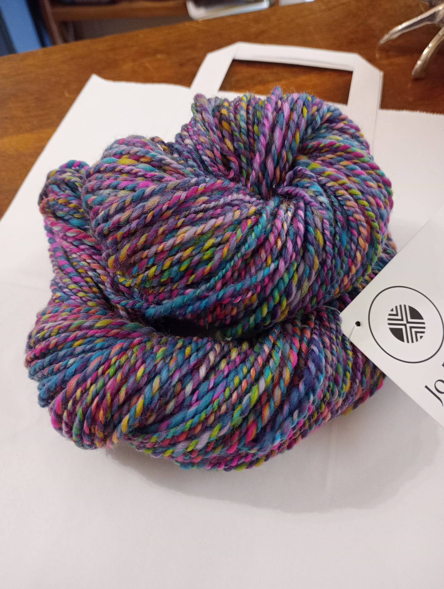 Handspun Yarn Merino Wool 77g